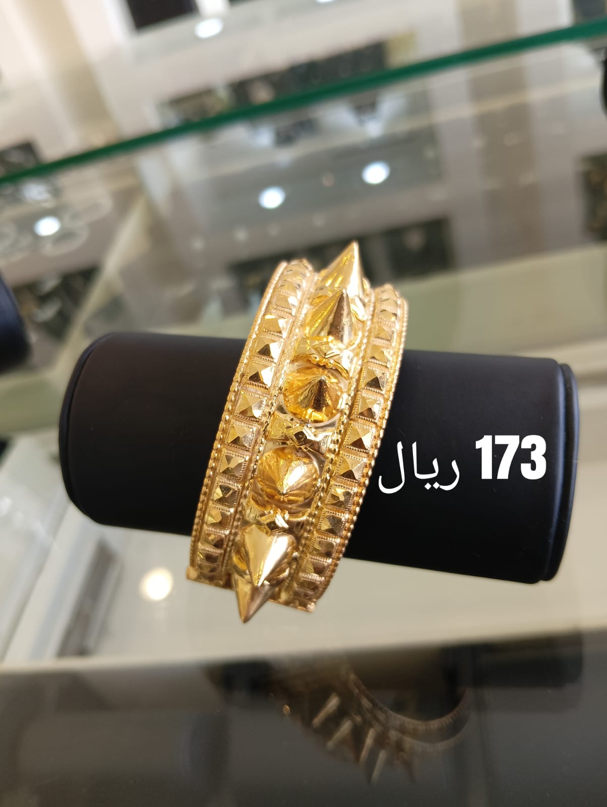 21K Gold Plated 925 Sterling Silver Omani Heritage Bangle