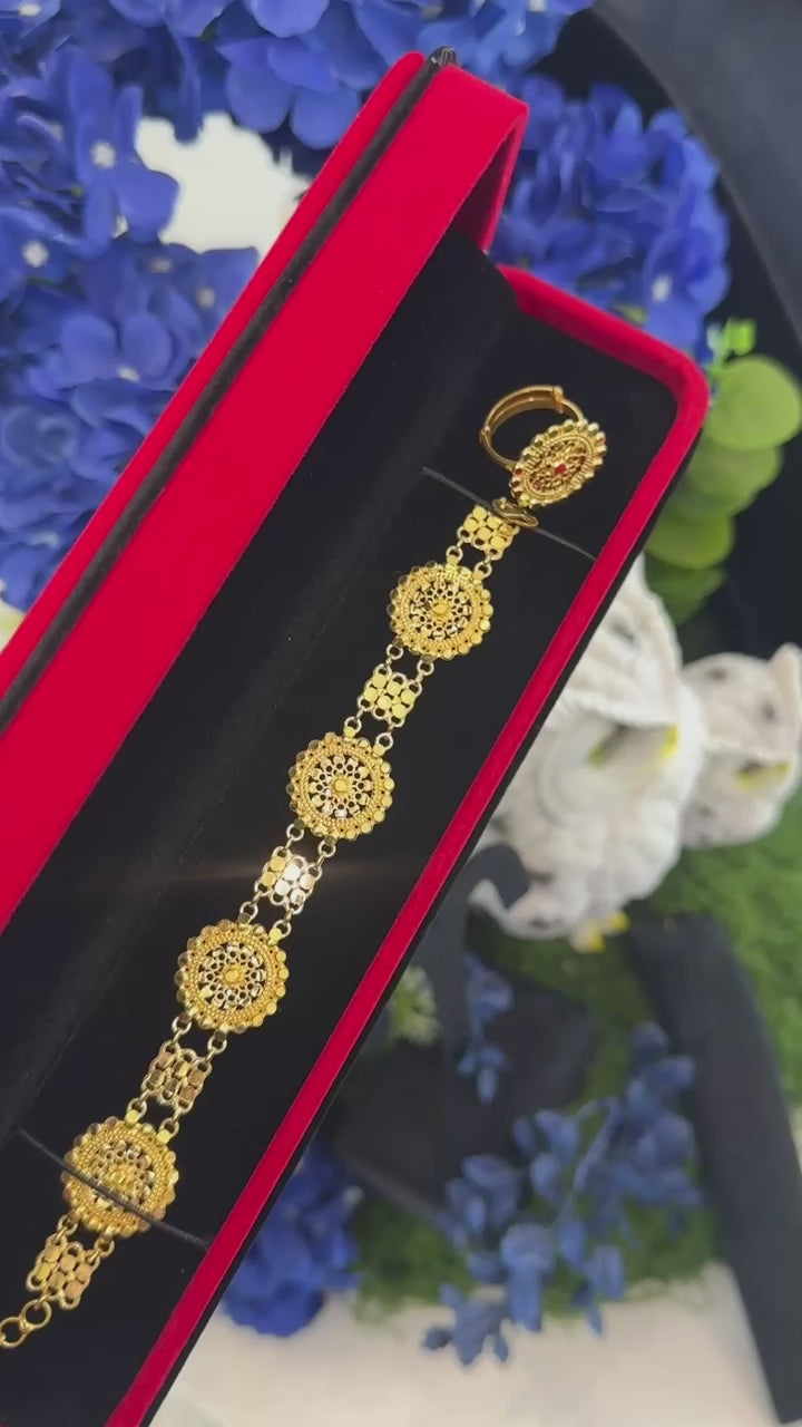 TIBRA 21K Gold-Plated Bracelet | 925 Sterling Silver