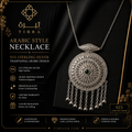 925 Sterling Silver Arabic Style Necklace | Traditional Pendant